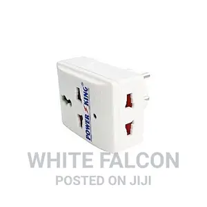 Power King Universal Multi-Plug Adaptor – White
