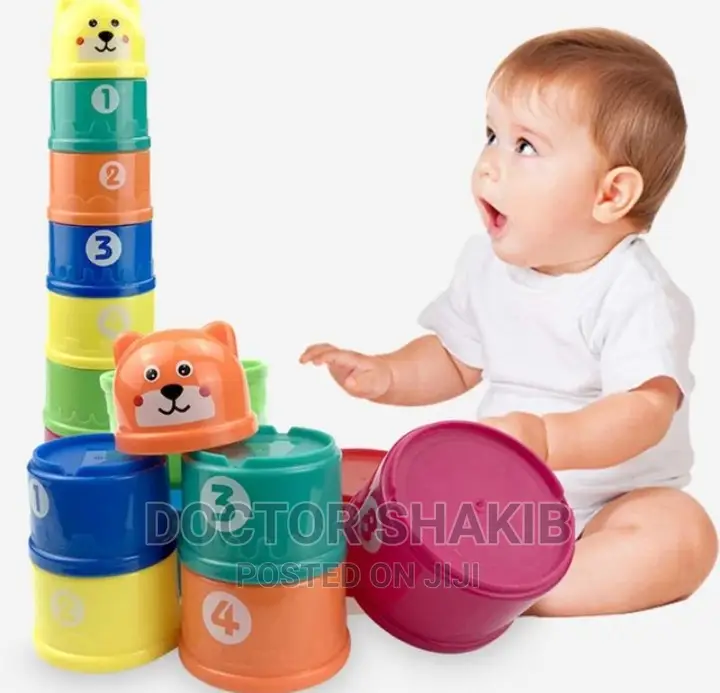 Educational Baby Toys Plastic Stacking Cup