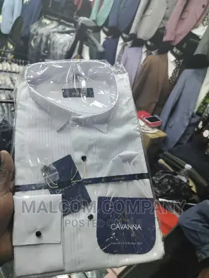 Lawyers White Cotton Half Collar Shirts