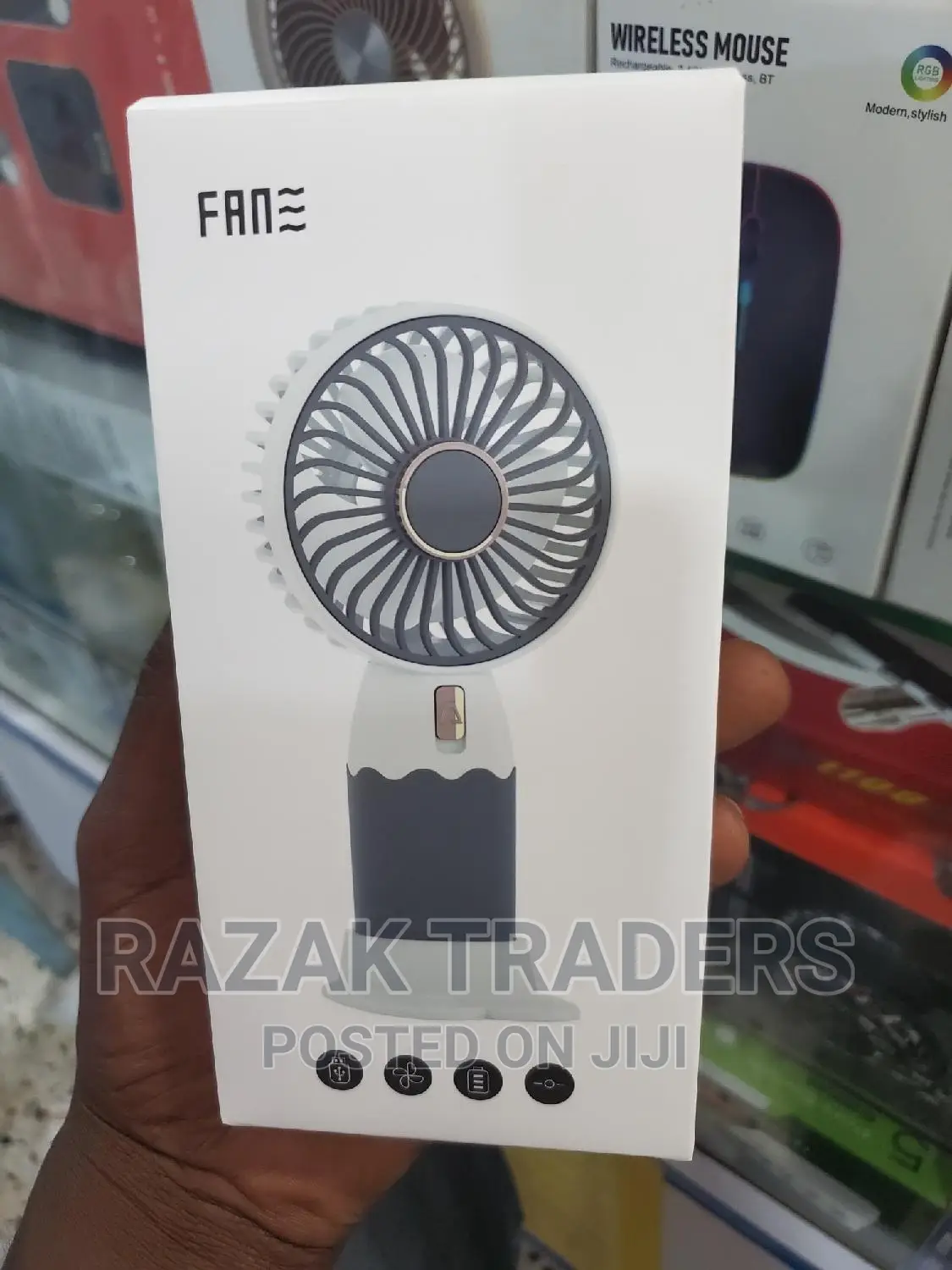 New Mini Fan Rechargeable Handheld Fan USB Fan Desk Fan