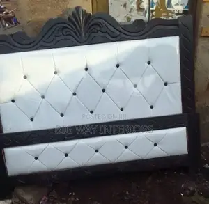 White and Black 5x6 Bed on Sale