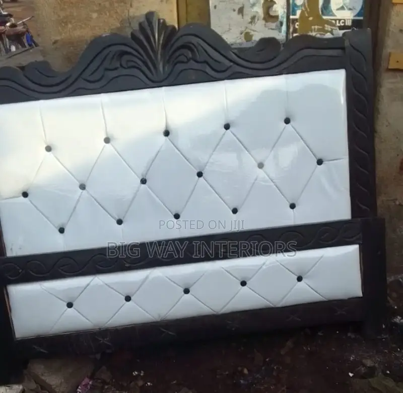 White and Black 5x6 Bed on Sale