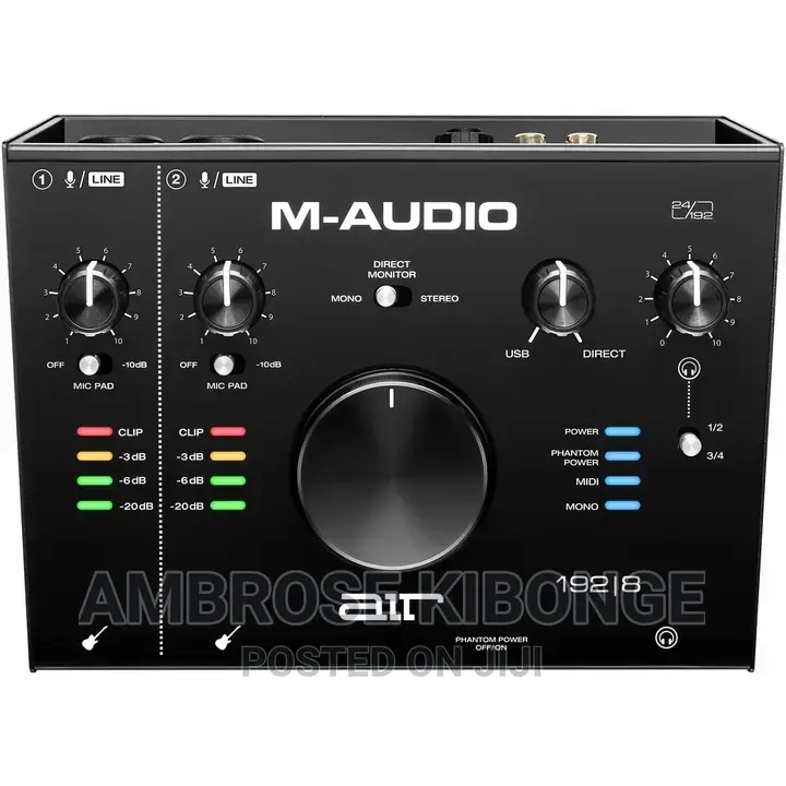 Top Quality AIR 192|4 M-Audio Track 2in/2out Audio Interface