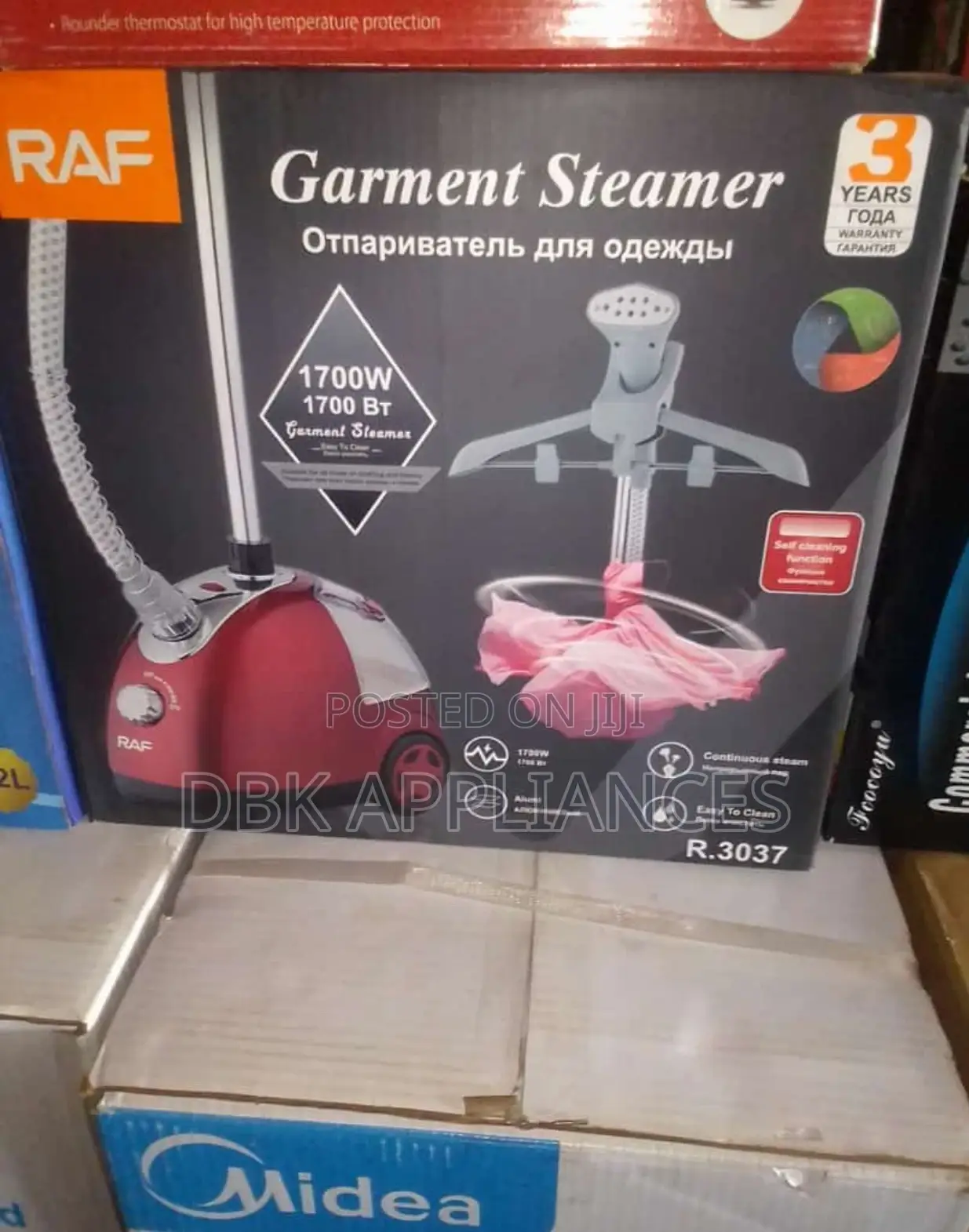 Raf Garments Steamers Available 1700W