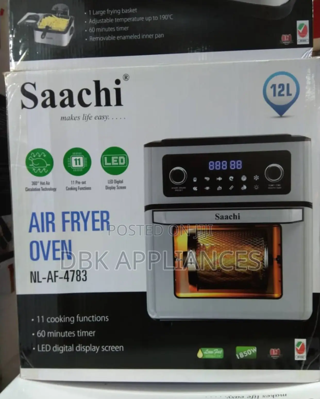 Saachi Air Fryer Oven With Timer