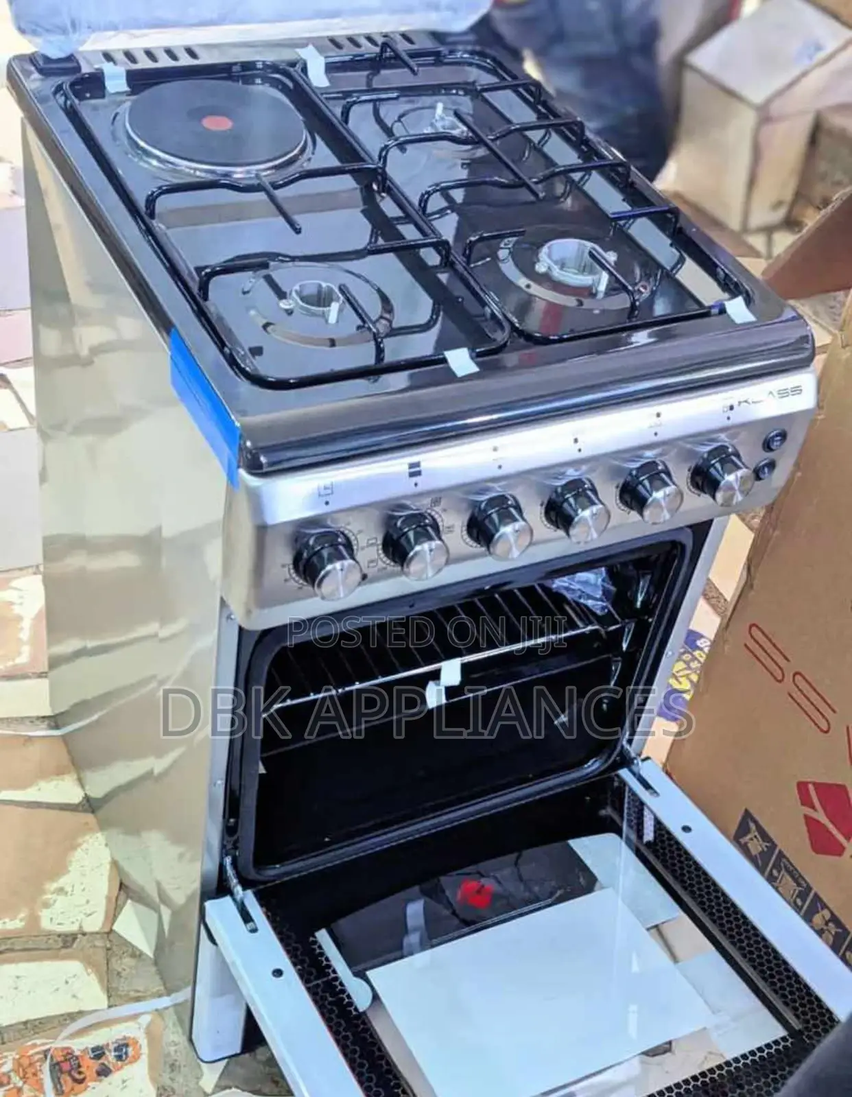 Klass 3gas 1electric Cookers (50*60)Cm