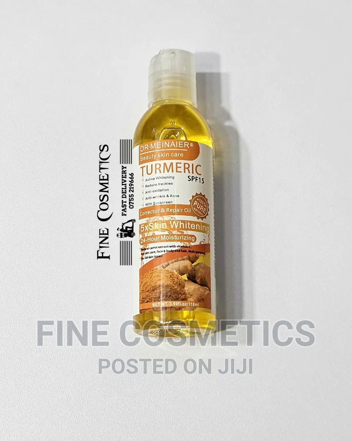 Dr MEINAIER 100% Pure Turmeric Oil / Serum 5X Skin Whitening
