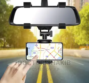 Photo - 3600 Car Rearview Mirror Mount Stand Holder