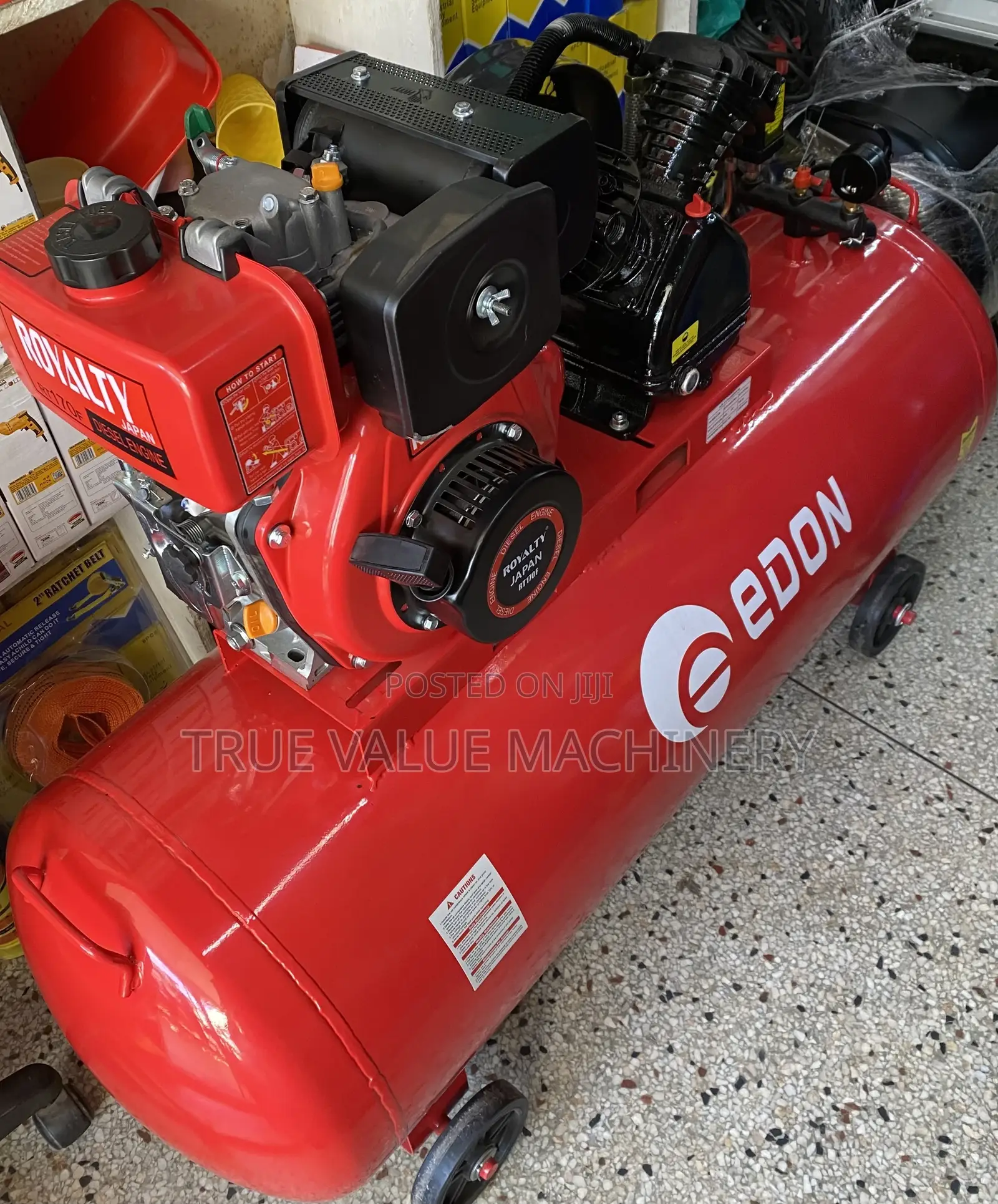 Air Compressor 300 Litres With Diesel Engine