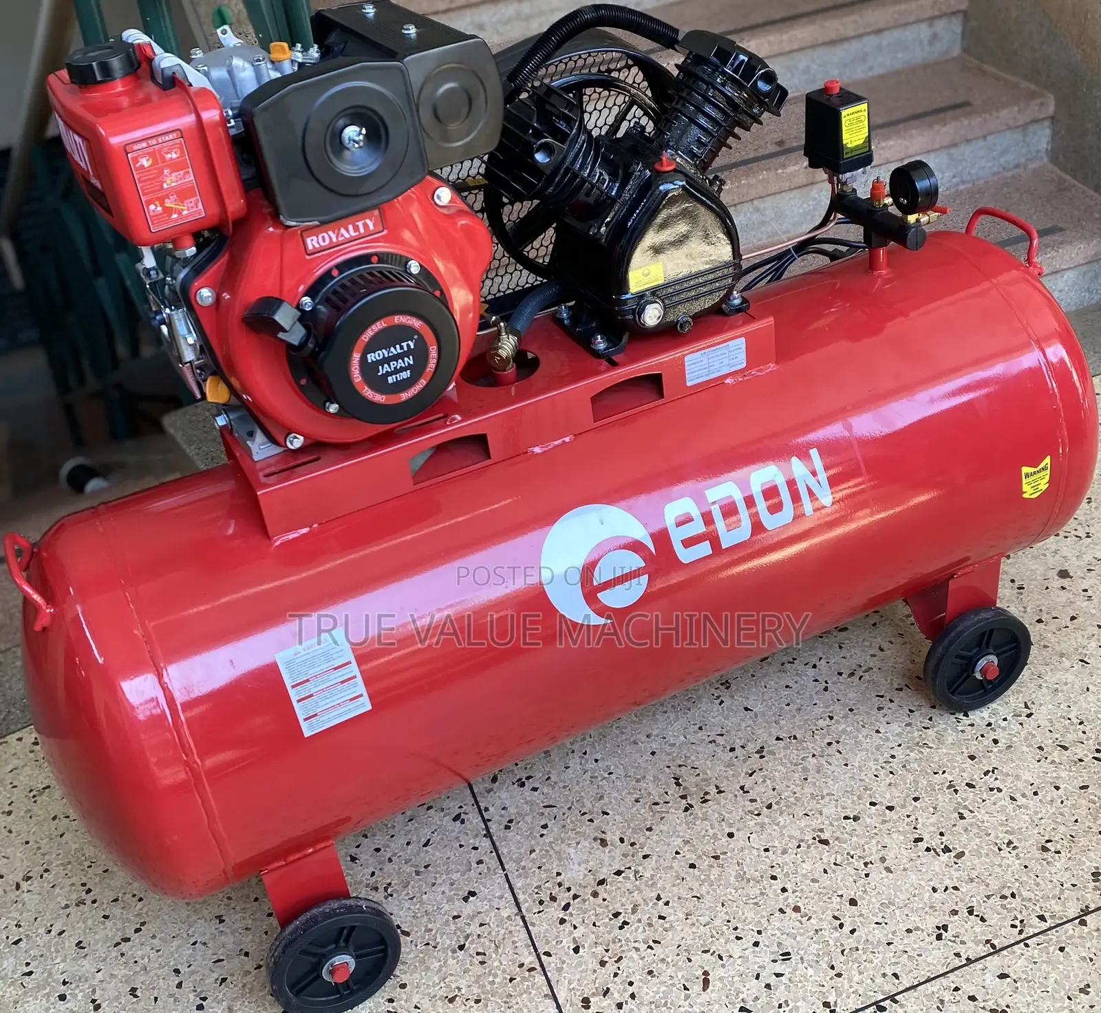 Air Compressor 300 Litres With Diesel Engine
