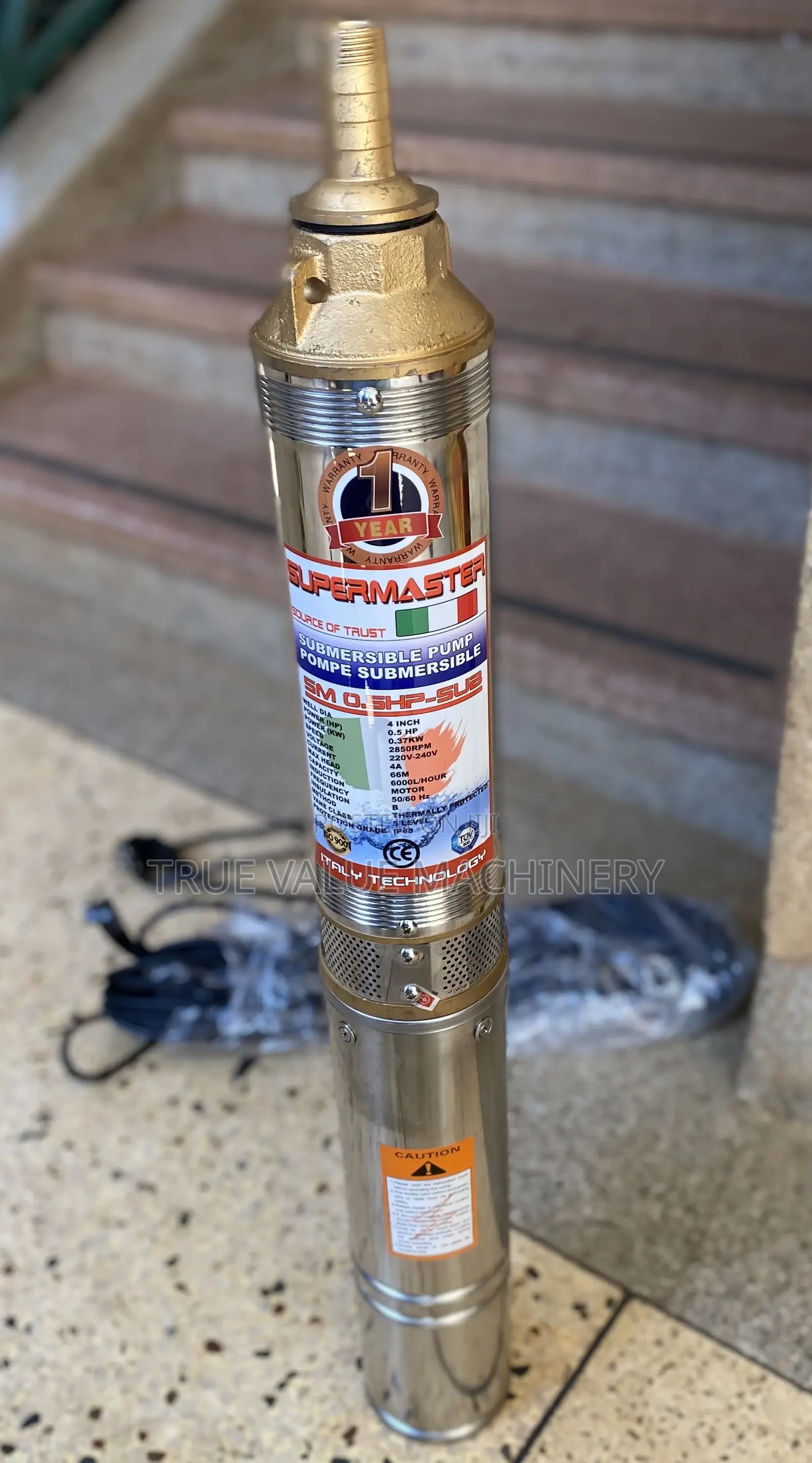 Water Pump 66m Royalty Italy Technology