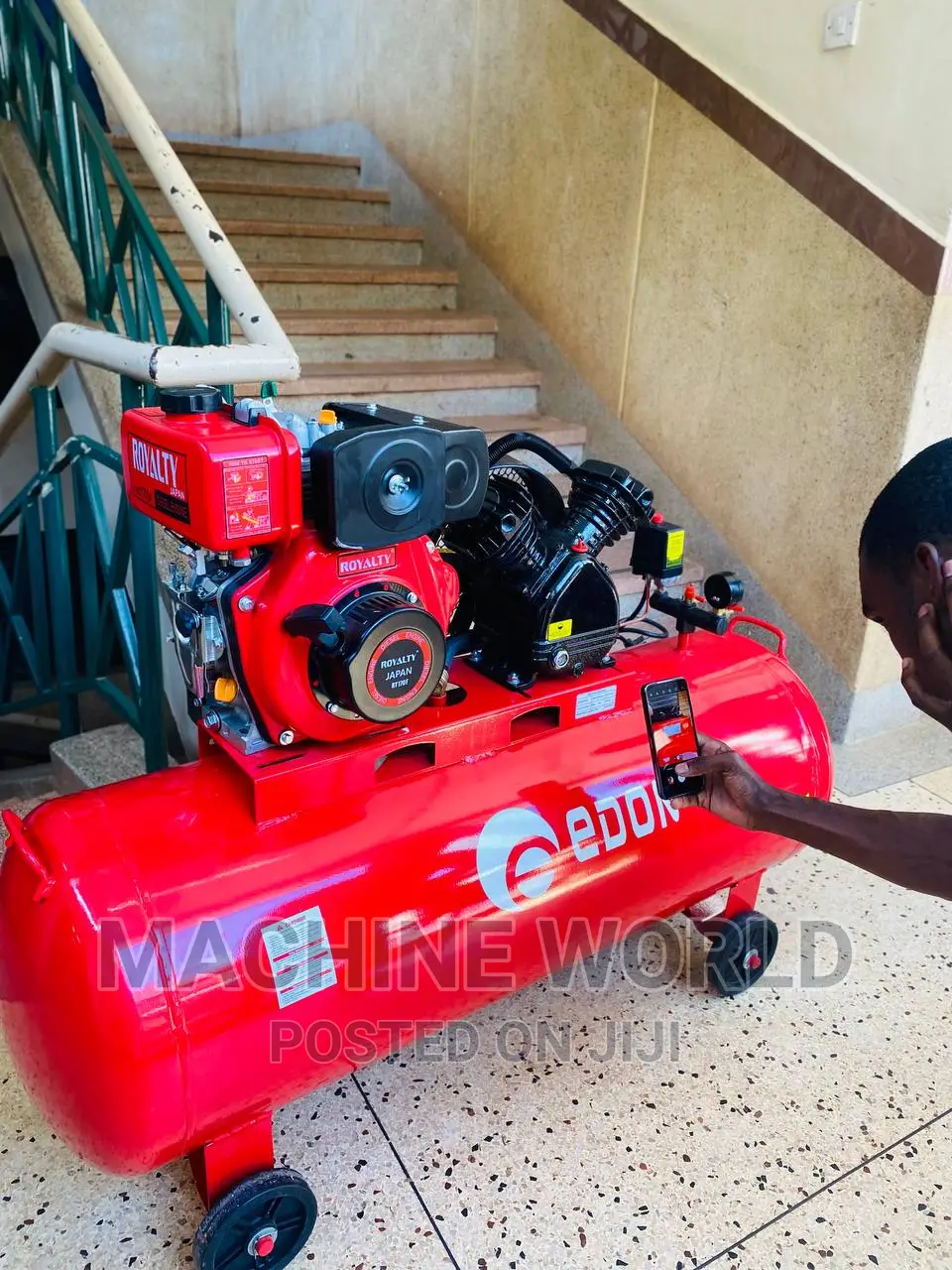 Diesel Air Compressor (Edon) 200ltrs