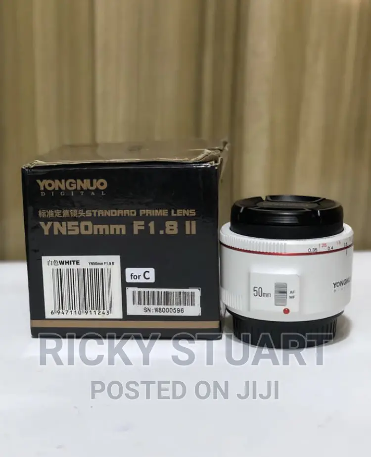 Yongnuo Yn50mm F1.8 Ii White