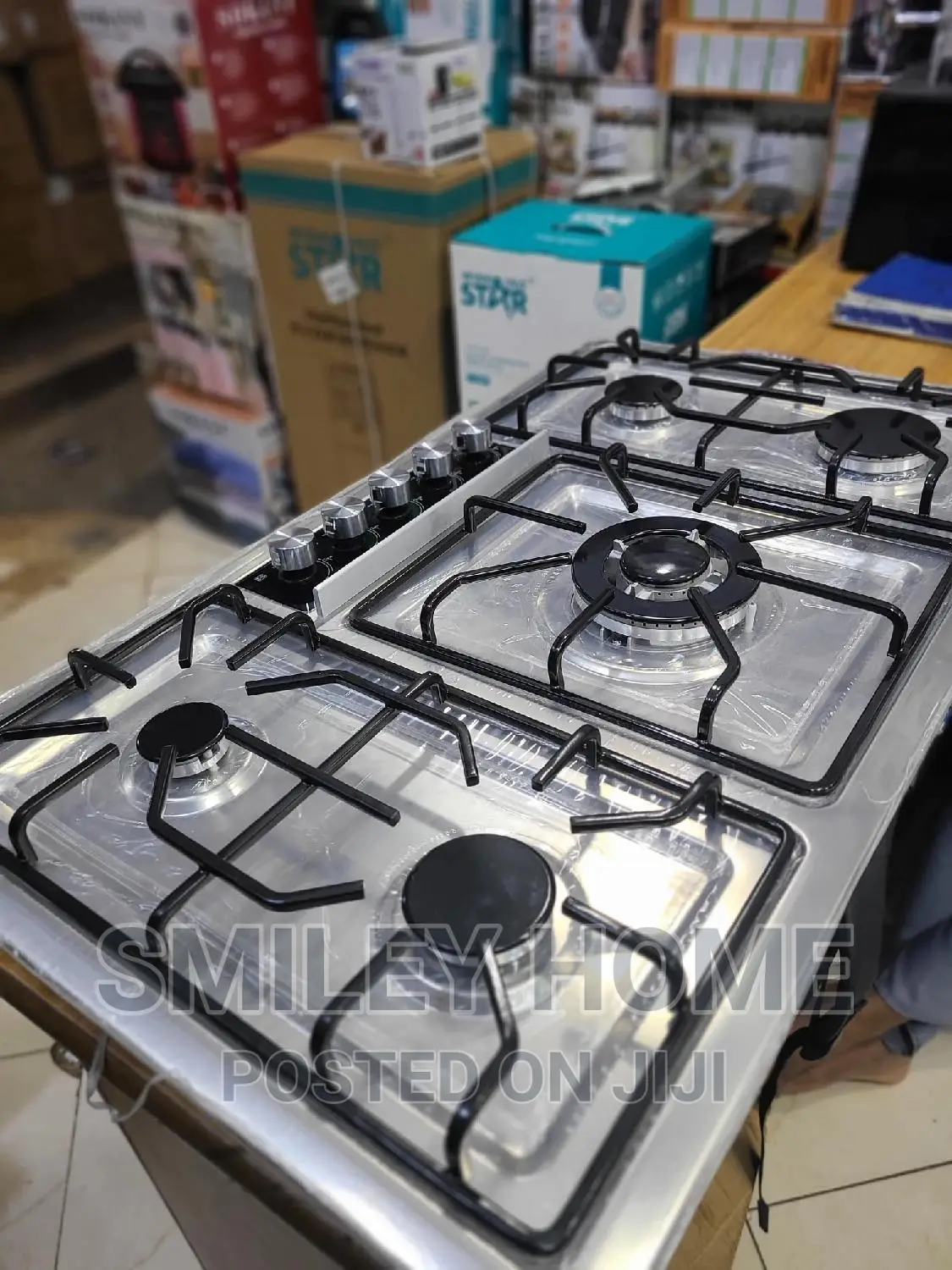 Winning Star Portable 5 Burner Gas Cooker