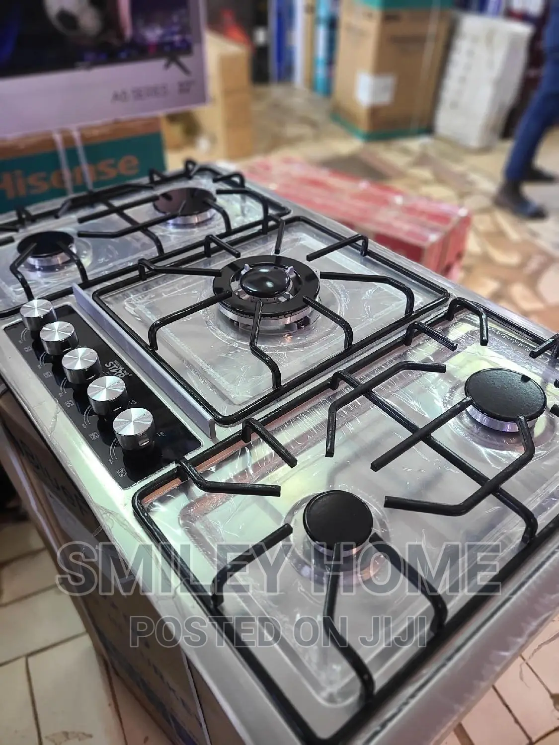 Portable Gas 5 Burner Cooker