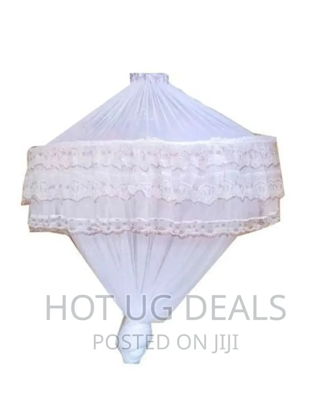 6x6 King Size Round Top Net – White