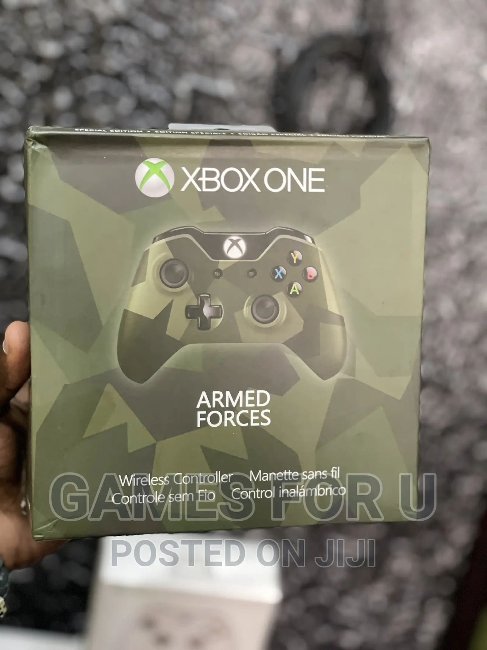 Army Green Xbox One Controller in Central Division Video Game