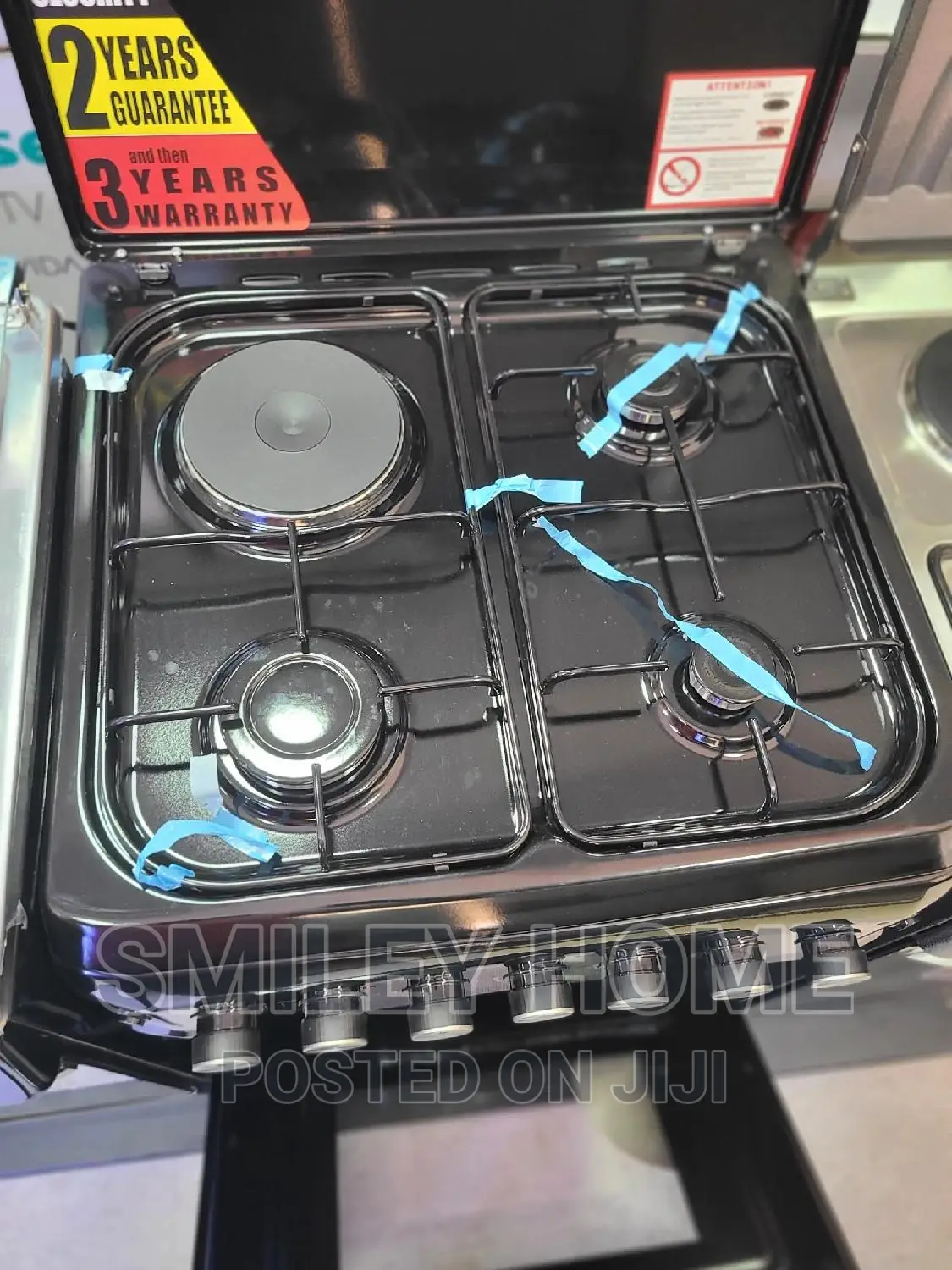Blueflame 60*60(3+1) Gas Cooker Black