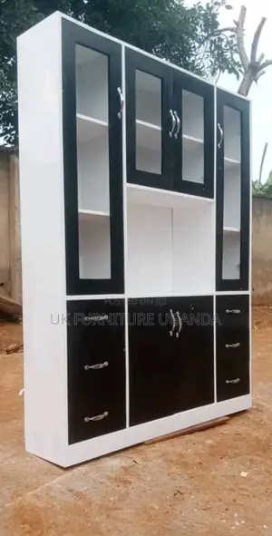 Sideboard White and Black Colour Available