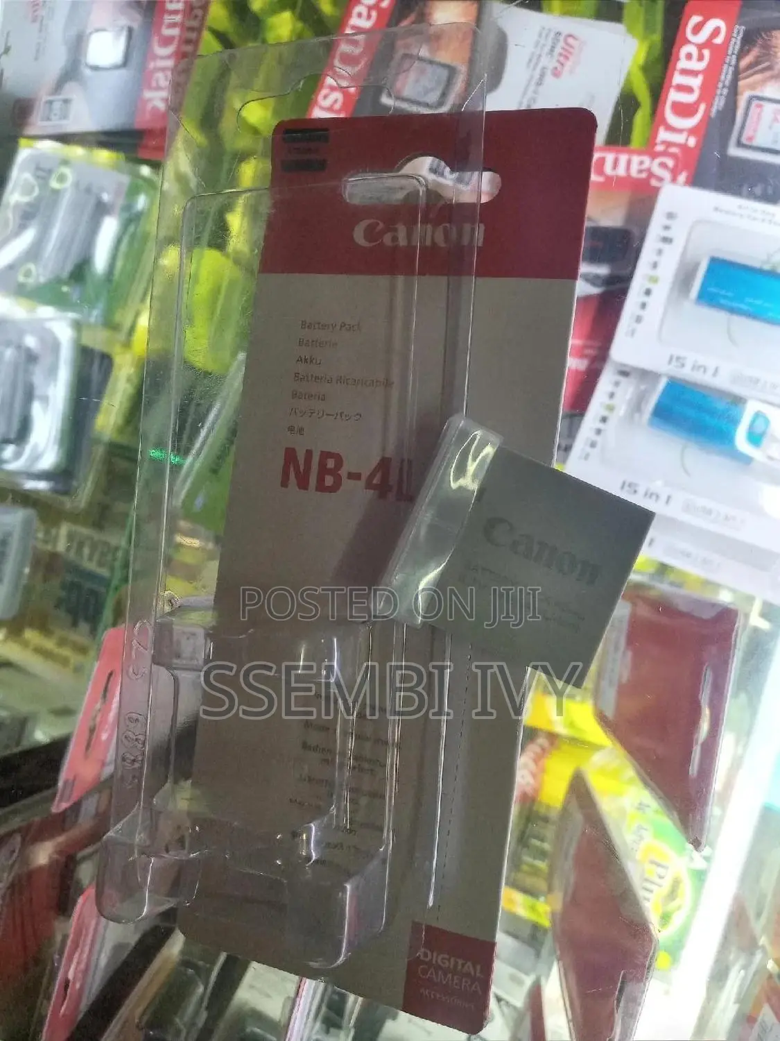 Canon Nb-4l Battery.