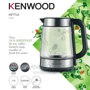 KENWOOD 1.7litres Glass Electric Kettles \\ 2200W \\ ZJG08