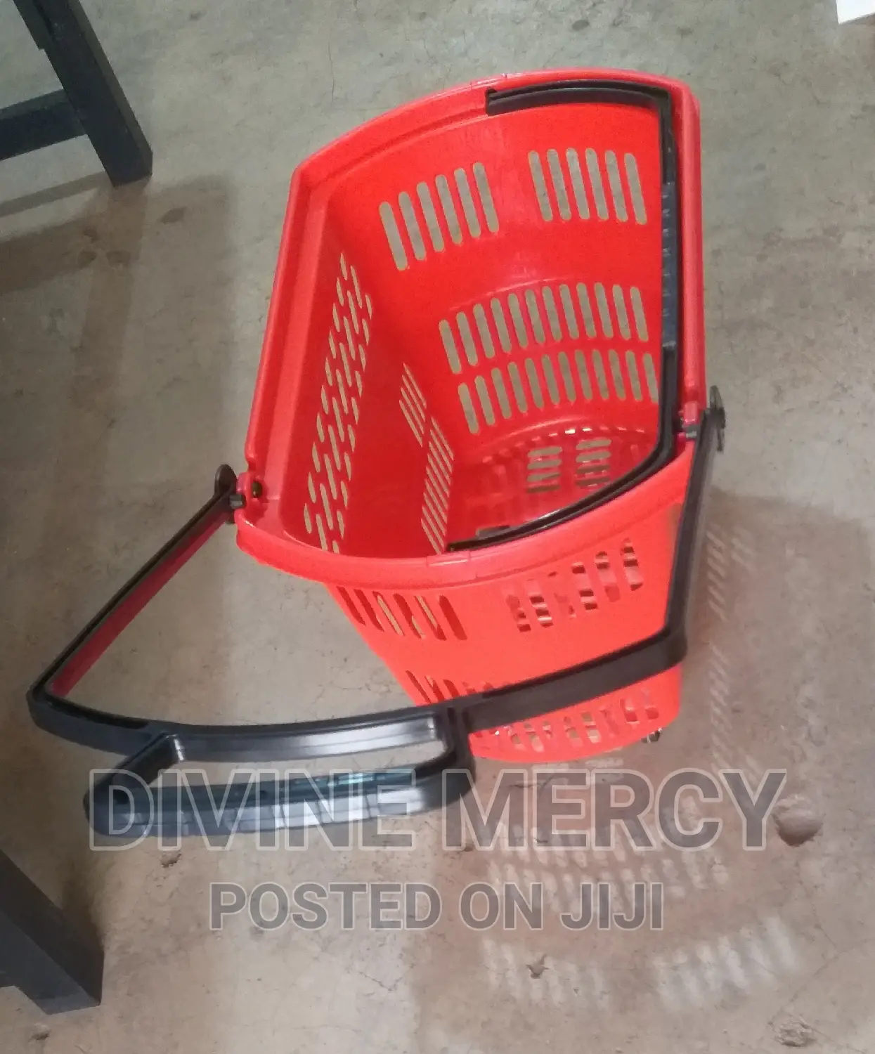 Supermarket Basket With Wheels
