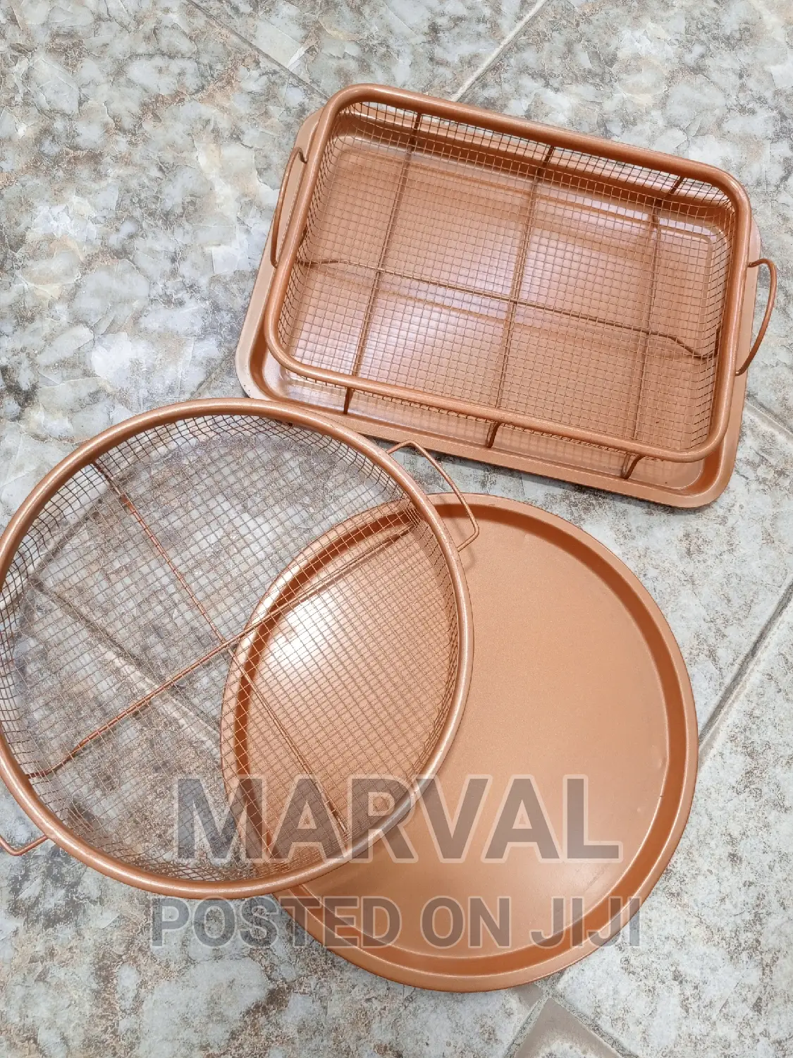 Gotham Steel Non-Stick Round Crisper Tray
