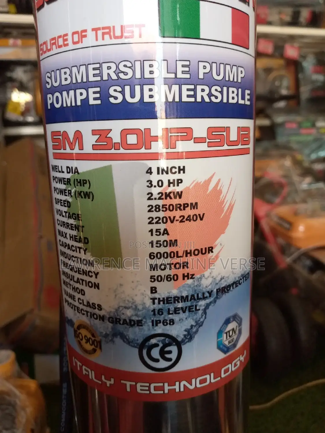 Submersible Water Pump 150M