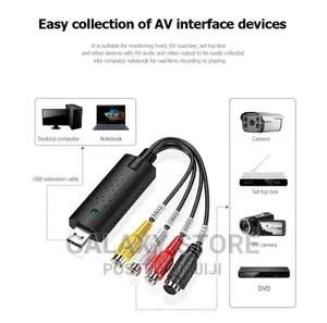 Easycap Usb2.0 Capture Card 4channel Video TV DVD VHS Audio