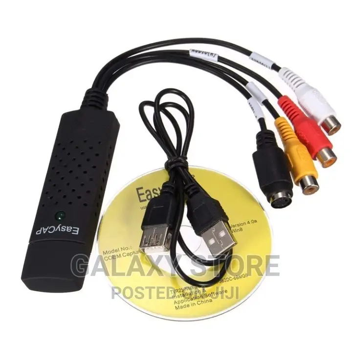 Easycap Usb2.0 Capture Card 4channel Video TV DVD VHS Audio