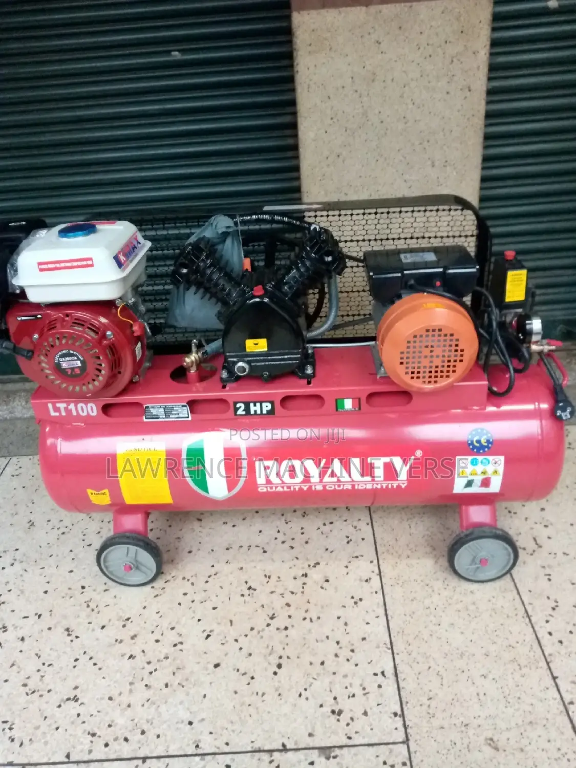 Gasoline and Electric Air Compressor 100L