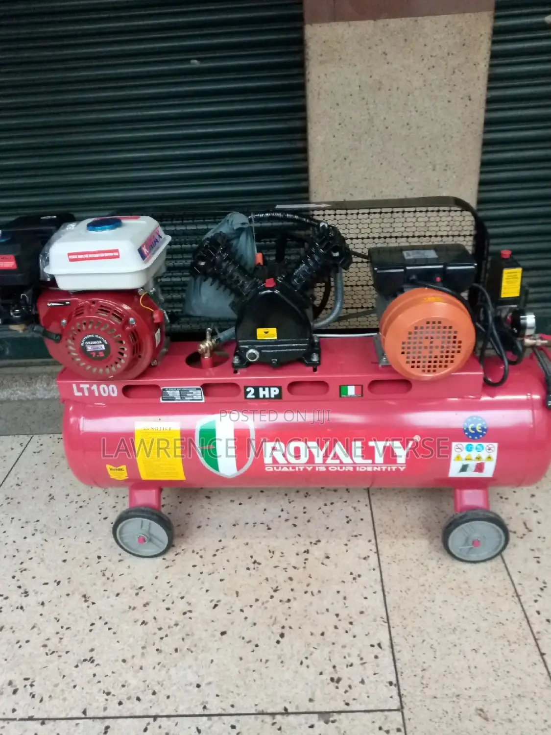Gasoline and Electric Air Compressor 100L