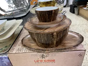 Woodlike Dinner Set 36pcs