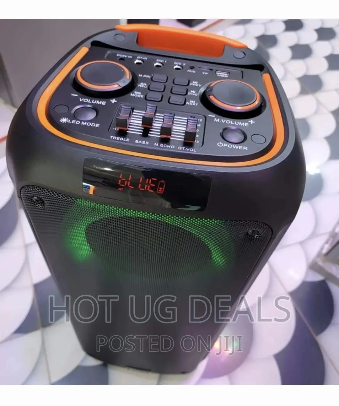 Smartplus Party Box Speaker With Long Lasting Battery- Black