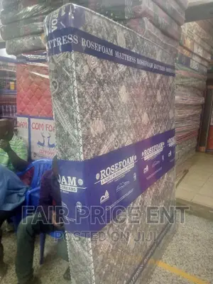Premium High Density Mattress.Rosefoam.6x5x6inches( Gray)