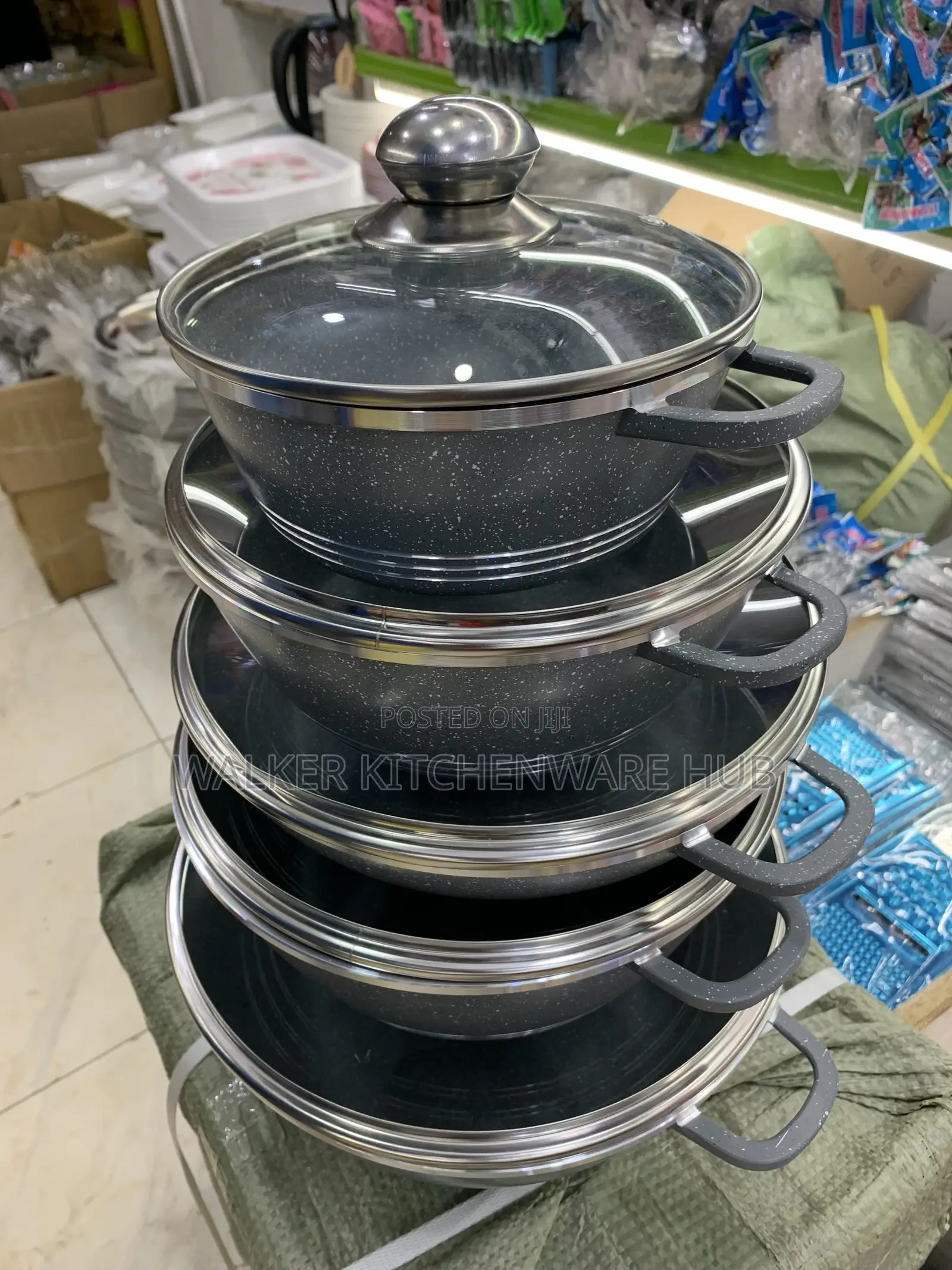 5pc Non-Stick Serving Cookware Dishes