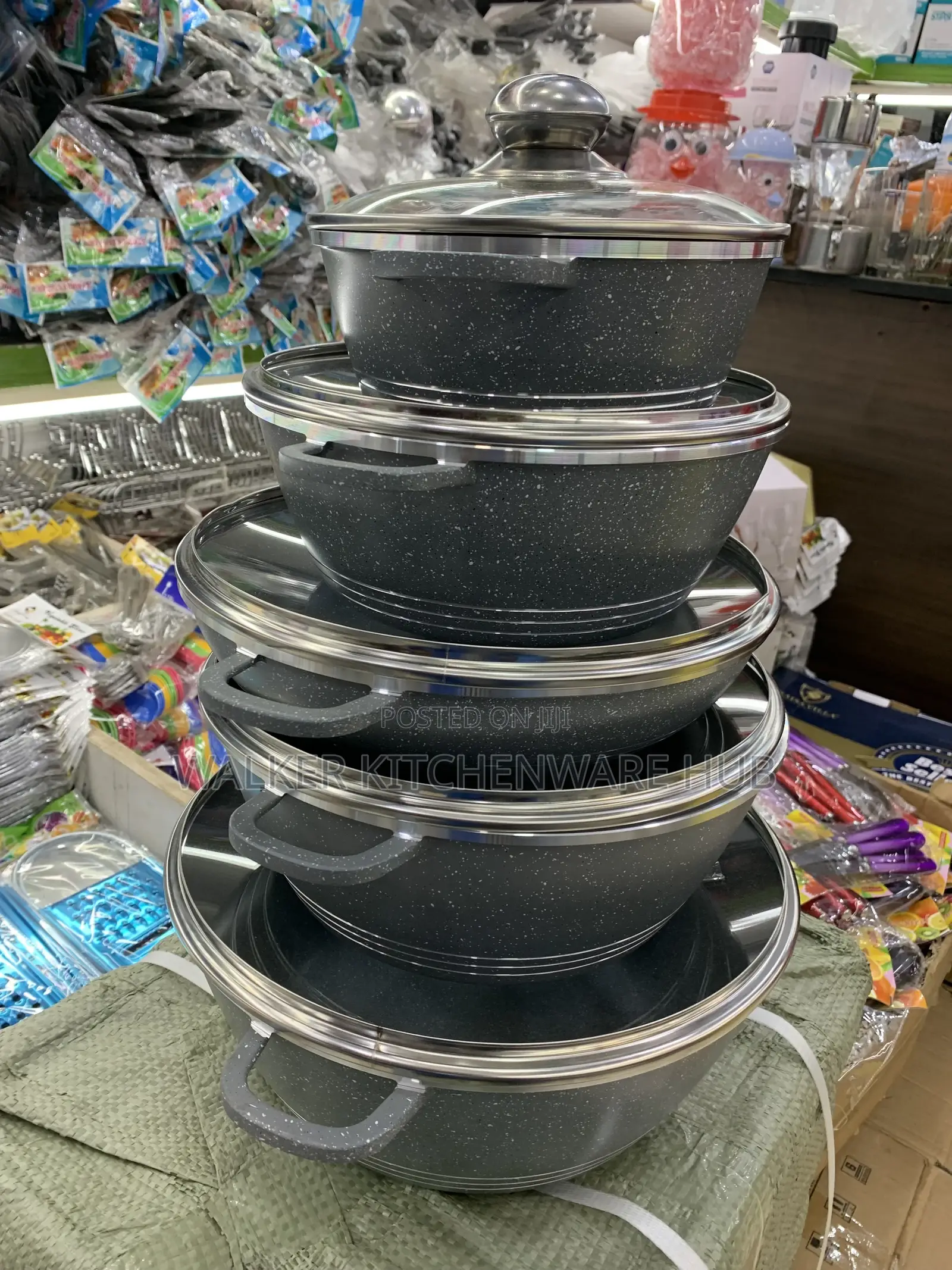 5pc Non-Stick Serving Cookware Dishes