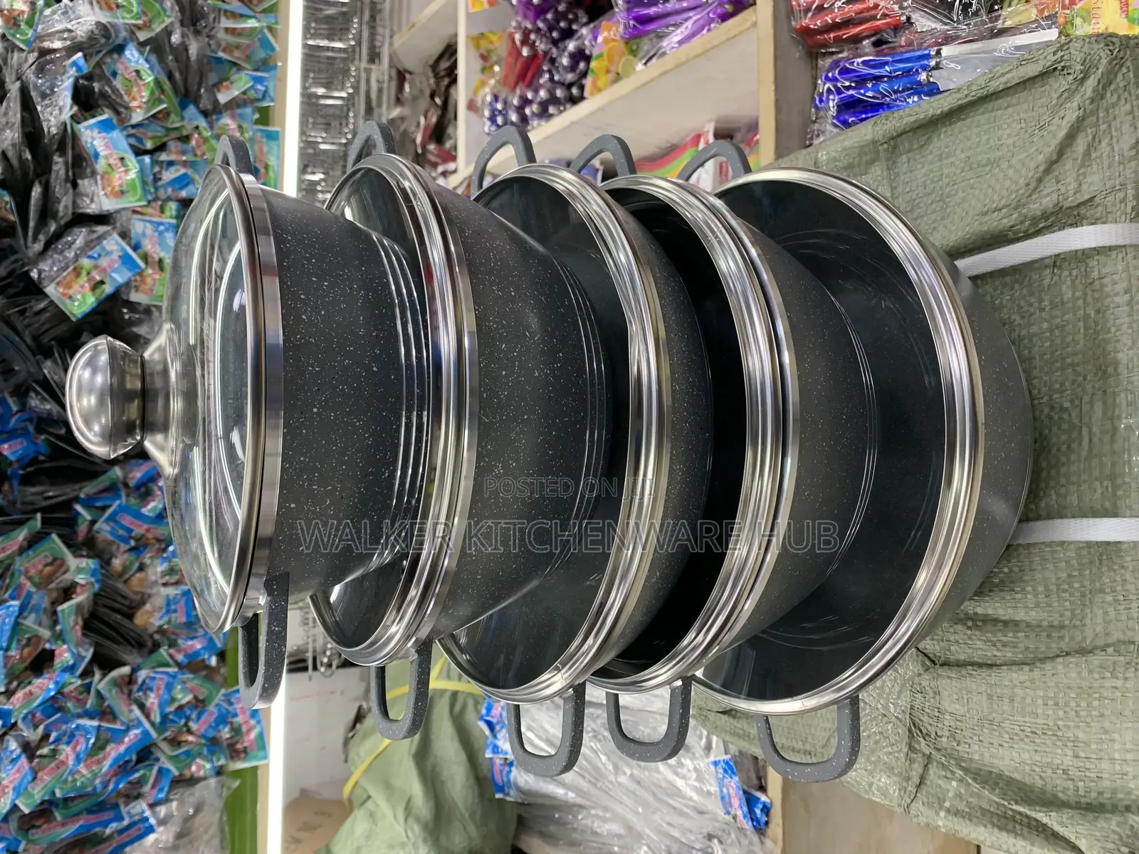 5pc Non-Stick Serving Cookware Dishes