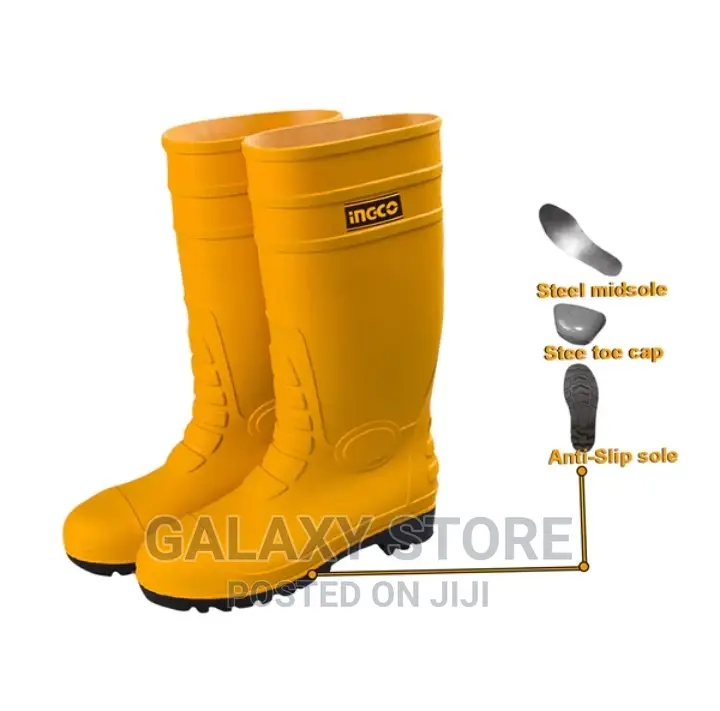 Rain Boots Pvc/ Nitrile With Steel Toe Gumboots