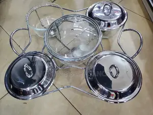Food Warmer With Glass Dish