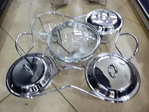 Food Warmer With Glass Dish