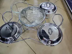 Food Warmer With Glass Dish