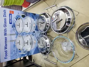 Food Warmer With Glass Dish