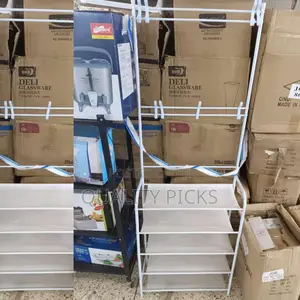 Steel Hat and Shoe Rack Organizer