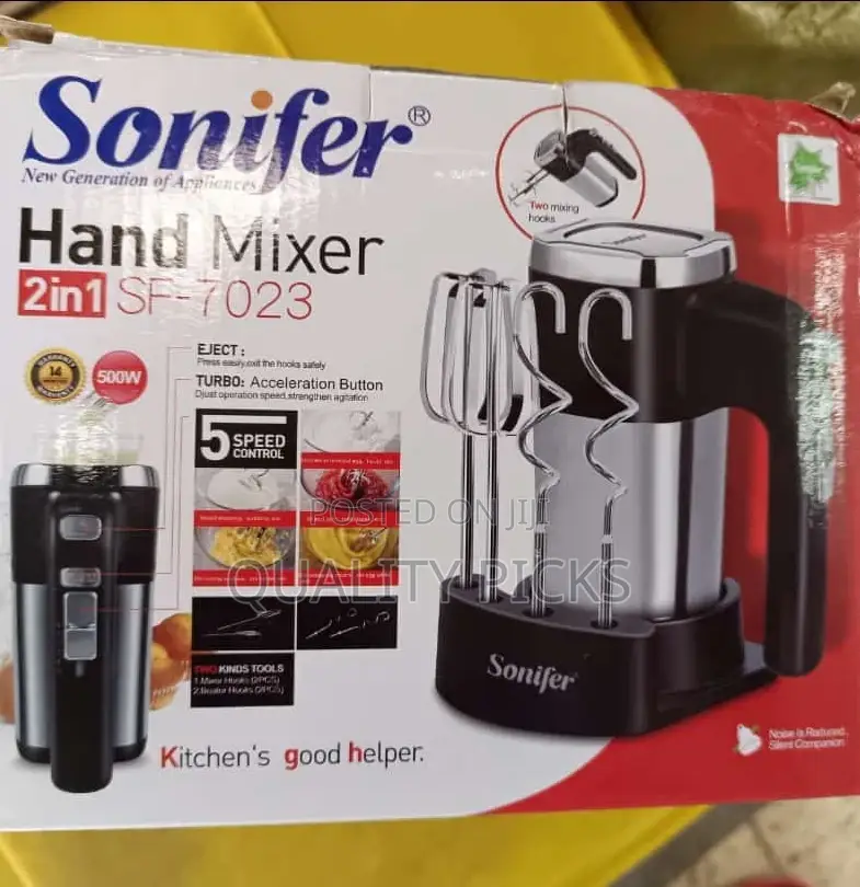 2 in 1 Sonifer Hand Mixer