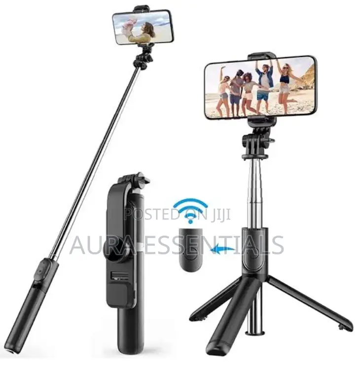 Multifunction Wireless Tripod Stand Selfie Stick