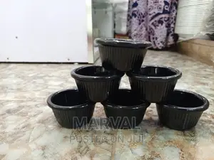 6pcs of Black Porcelain Bowel