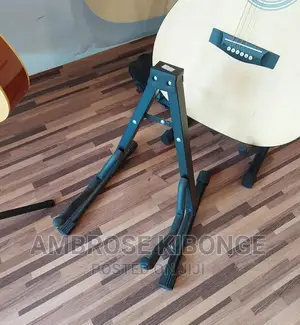 Guitar Support Durable Metallic Duty Adjustable Guitar Stand