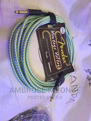 Original FENDER Paired 1/4" Straight Guitar/Instrument Cable