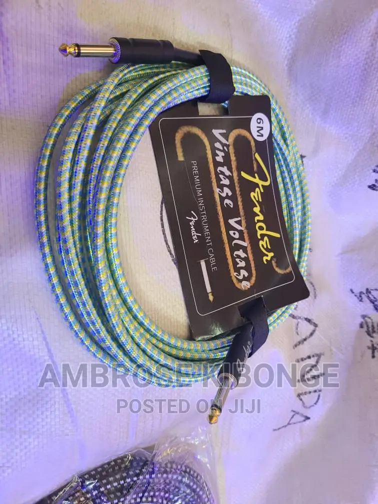 Original FENDER Paired 1/4" Straight Guitar/Instrument Cable